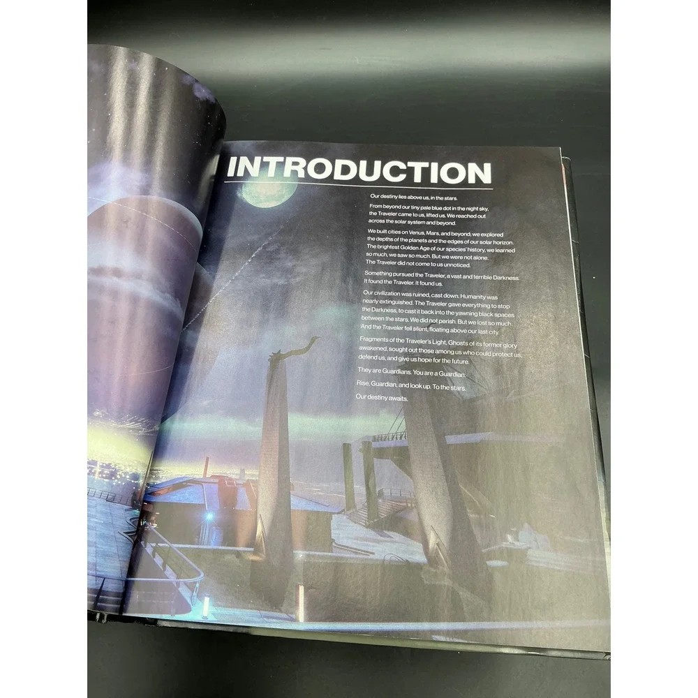 Destiny Limited Edition Strategy Guide Hardcover Book Bungie Art Dust Jacket